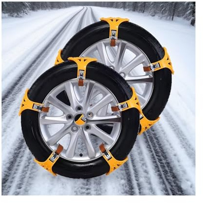 Auto-Schneeketten für op𝘦l Zafira B Box (2005-2015),10 Stück Premium-Schneeketten - Hervorragend bei Glatteis,Tiefschnee,Schlammflächen,Starkregen & Sumpfgelände,Schnellverschluss