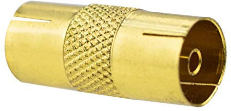 Digiflex Connettore per antenna TV adattatore per cavo coassiale RF femmina a femmina - Connettore coassiale tipo F
