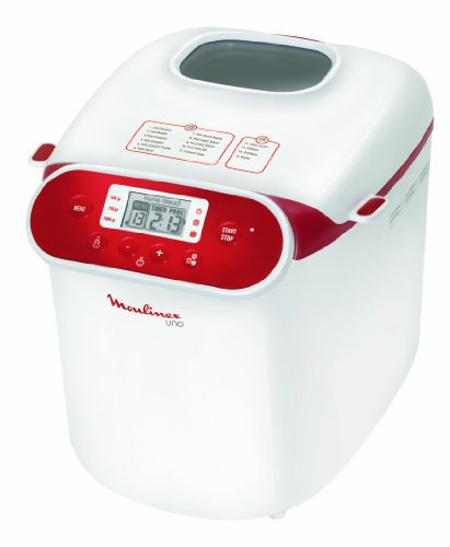 Moulinex Uno OW3101 - machine à pain - blanc/rouge rubis