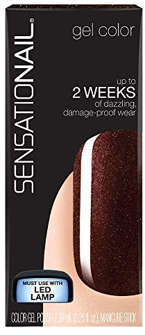 Sensationail 7.39Ml Original Nail Polish Gel Espresso Bean