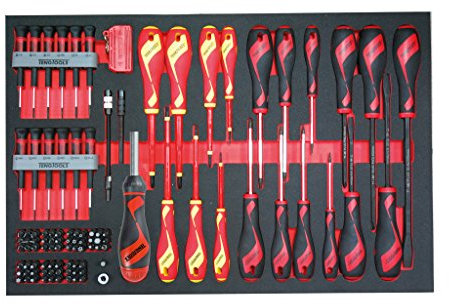 Set Tengtools TTEMD98N 98 Pieces Screwdriver and Bit Set