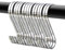 YourGift Flache S-Haken, Edelstahl, 7,6 cm, S-förmig, zum Aufhängen, für Küche, Bad, Schlafzimmer und Büro, 20 Stück