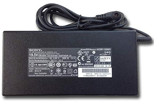 Power Supply Cable AC Adapter compatible with Sony Bravia KD-43XF8096 KD-43XF8505 KD-43XF8577 KD-43XF8588 KD-43XF8596 (ACDP-120 19.5v 6.2a 120W) LCD TV/Televisions