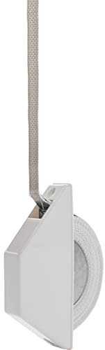 Schellenberg 50500 13,5 cm, Gris Enrouleur de Semi-encastrement Mini Sangle de volet Roulant avec 14 mm de Largeur et Longueur de 5 m, Distance des Trous