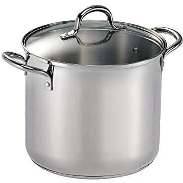 Tramontina Marmite avec couvercle en acier inoxydable 12 l 80104/122DS