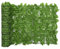 vidaXL Ecran de Balcon avec Feuilles Clôture de Balcon Brise-Vent Ecran d'Intimité Ecran de Protection Jardin Terrasse Extérieur Vert 600x75 cm