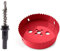 TUNEZ® - Set di seghe a tazza M42, con foro esagonale e centraggio per trapano in metallo, per legno, metallo, cartongesso, lamiera di ferro, tubo di plastica (125 MM)