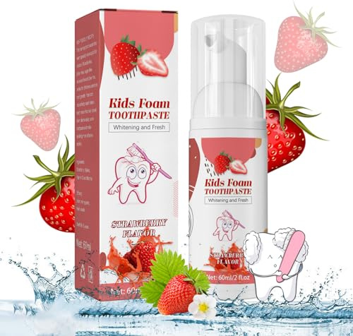 Dentifrice Fraise Enfant - Mousse Dentifrice Pour Soins Bucco-Dentaires