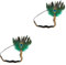 Ipetboom 2st Karnevalsstirnband Abschlussball Flapper-kopfschmuck Aus Strass Stirnband Für Damen Party-kopfschmuck Pfau Stirnband Tiara Party-stirnband Haarband Fräulein Modern Haarschmuck