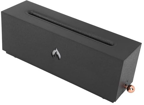 Flammen-Luftverteiler, 3D-Kamin, Buntes Feuer, Abschaltschutz, 320 Ml, Leiser Nebel, Luftbefeuchter, Schlafzimmer, Büro (Black)