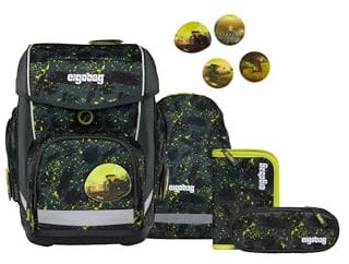 ergobag cubo Set ergonomischer Schulranzen Klassisch 5-teilig 1. Klasse Grundschule