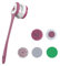 5-in-1 Rechargeable Electric Shower Brush Set - Long Handle Silicone Back Scrubber for Bath, Body Cleaning & Massage