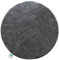 Floordirekt Badteppich - extra flauschig & schnelltrocknend - Badezimmerteppich mit rutschhemmender Rückseite - Badematte Duschvorleger (Maris) (Dunkelgrau, rund 120 cm)