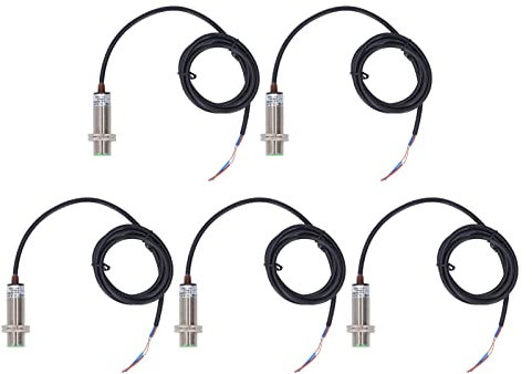 Interruttore di prossimità induttivo 5 pc ad alta frequenza ABS Aluminum Alloy 150Hz 2 filo normalmente aperto IP65 Sensore di prossimità impermeabile AC DC 0 250 V per macchine utensili Metallurgy