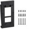 ComfyHarbor Siding Mount Angle Adjustment Bracket for Ring Video Doorbell 2 3 Plus 4 Battery Doorbell Pro Wall Panel Installation Black