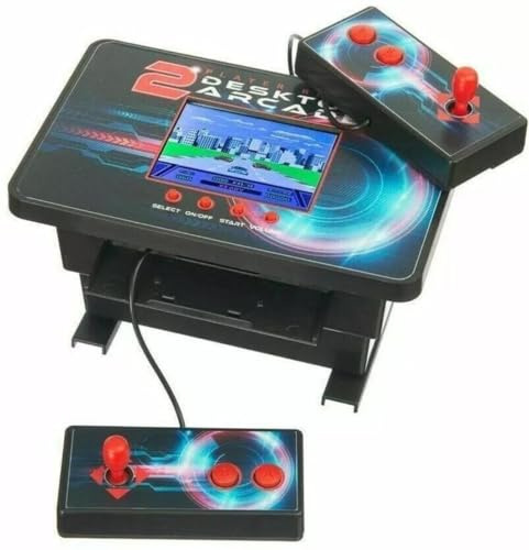 Retro Arcade Machine 2 Player Desktop Arcade – 200 Classic Games Gaming System – Vintage Entertainment For Home Or Office – Fun Gift For Kids & Adults 15000