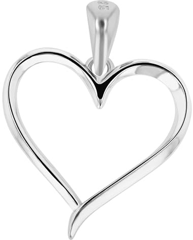 Akzent Anhänger für Damen in 925 Silber, 100% Wasserfest & Hautverträglich