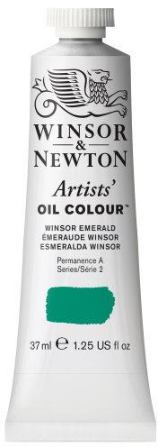 Winsor & Newton Artists Huile Extra Fine Tube 37ml 708 Vert Émeraude Winsor