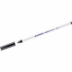 edding 10 x Textilpen 4600 Rundspitze 1mm schwarz