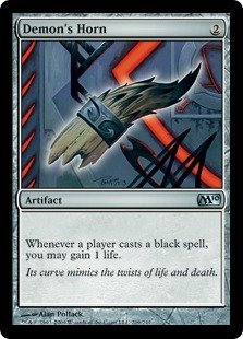 Magic The Gathering Demon's Horn Corno Del Demone Magic 2010 Core Set