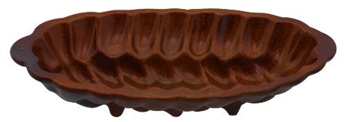 Original K&K Hefezopf Backform klein 41 x 18 x 9 cm aus Steinzeug-Keramik