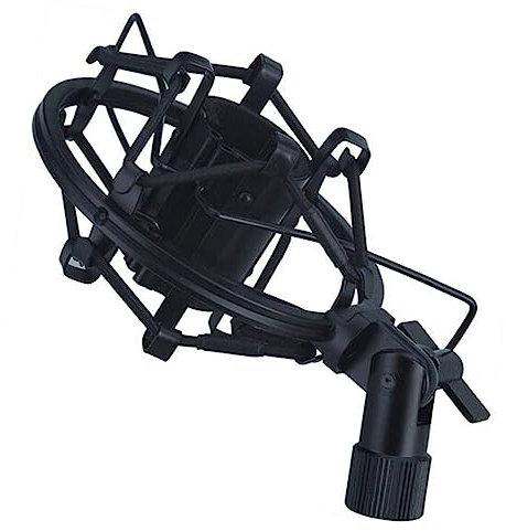 Proel APM215 - Supporto Ragno Professionale Antivibrazioni per microfono a condensatore (0 min - max: 22-24 mm), Nero (APM215)
