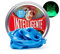 Intelligente Knete - Das Original! Neon-Blau - Leuchtet im Dunkeln - Kinderknete und Therapieknete in einem - Besser als jeder Stressball! Für Kinder und Erwachsene (Standard-Dose, 80g)