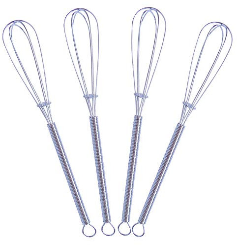 Mini frusta in acciaio inox, 17,8 cm, 4 pezzi