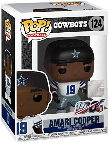 Funko 42869 POP. Vinyl: NFL: Cowboys - Amari Cooper (Home Jersey) Collectible Figure, Multicolour