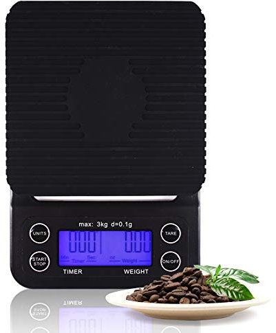 Digitale Kaffeewaage mit Timer, Maximal 3 kg