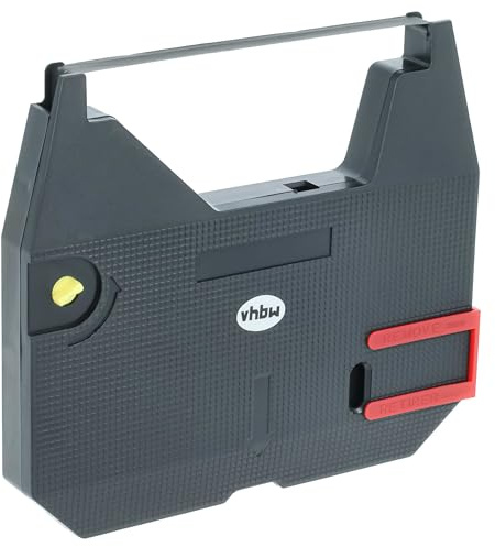 vhbw Farbband Schriftband kompatibel mit Samsung SQ1000 | SQ1050, SQ3000, SQ3050 Nadeldrucker, Bondrucker - Carbonband, Schwarz