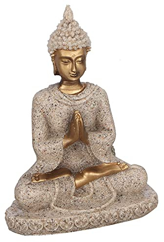 BORDSTRACT Schnitz-Statue, 7,9 cm, Quan Yin Statuen aus Handarbeit