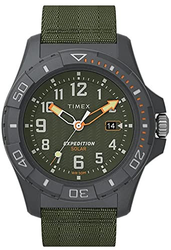 Timex Montre Analogue pour Hommes avec Une Sangle en Tissu Expedition North Freedive Ocean