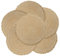 fanquare 6 Piezas Salvamanteles Individuales Redondos en Trenzado de Color Caqui y Resistentes al Calor, Manteles Individuales de 38cm Lavables para la Mesa de Cocina