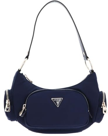 GUESS Damen Eco Gemma Shoulder Bag Umhängetasche, Navy