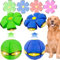 OOXYG Pet Toy Flying Saucer Ball with 3 Lights for Dogs, 2 Pack Dog Flying Disc for Dogs, Interactive Dog Disc Saucer Ball Toys for Medium Large Dogs, Doggy Disc Balls Blue+Green