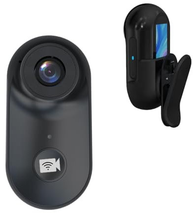 Cat Collar Action Camera with Back Clip,1080P HD Dogs Collar Video Records Camera,170° Wide Angle,350mAh,NO SD Card Included