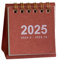 Mini-Tischkalender 2024–2025, kleiner Tischkalender von Juni 2024 bis Dezember 2025, 18 Monate, stehender Flip-Kalender, kleiner Schreibtischkalender für Schule, Zuhause und Bürobedarf