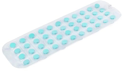 SereneLife Schaumbadmatte – gepolstertes, rutschfestes Design mit Saugnäpfen, Ersatzmatte für SLBBMG100, vollständig tauchfähig und faltbar, Spa-Badematte für Badewannen und Whirlpool, 120 x 36 cm,