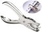 Lochstanzer Bohrungsdurchmesser 3mm,Lochzange Metall,Lochzange Ein-Loch,Loch Stanzer,Silber Einzellochstanze,Büromaterial unverzichtbar,für Papier und Karte Geschenkanhänger Locher