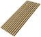 EmsCraft24 Akustikpaneele 1,228m² - 275cm x 46cm x 1.8cm - | Akustikpaneel | Lamellenverkleidung | Wandverkleidung | Akustikfilz | Wandpaneele auf filz (037 - Eiche Halifax)