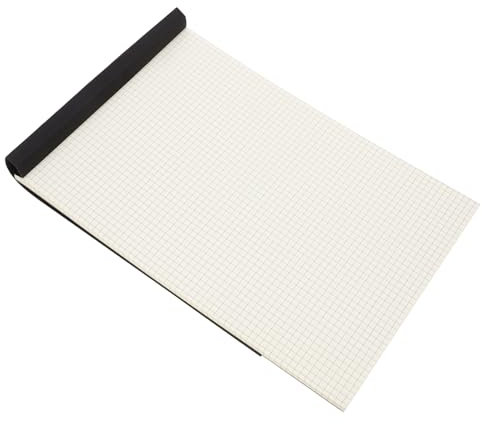 Millimeterpapierblock 1 Buch Schwarz, Abreißbar, Einseitig Kariert