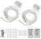 Trampolin Rand LED LED Light 16 Farb wasserdichte Fernbedienung Trampolin Licht für Nachtspiel Langlebiger PVC 2pcs