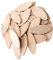 HOMSFOU 100pcs Wood Biscuit Tenon Machine Joiner Biscuits Dowel Plate for Furniture Framing