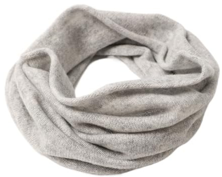 Prettystern Damen Herren Kaschmir Loop Schal warm Cashmere leicht Schlauchschal Strick-schal Halstuch