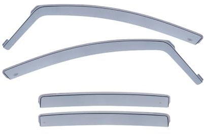 DGA 18038FR Satz Windabweiser Vorne und Hinten Kompatibel mit OPEL Corsa D Schrägheck S07