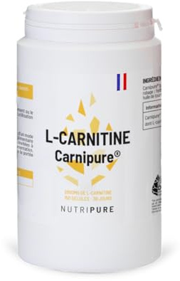 Nutripure | L-Carnitine Carnipure® 2000 mg | Forme Pure | 150 Gélules | Énergie & Métabolisme | Haute Biodisponible | Idéal Avant l'Entraînement | Vegan | 1 Mois | Made in France