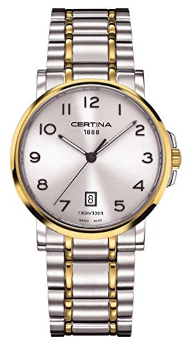 Certina Herren-Armbanduhr XL Analog Quarz Edelstahl C017.410.22.032.00