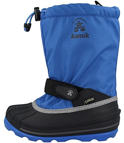 Kamik WATERBUG8G, Unisex-Kinder Schneestiefel, Blau (BLUE-BLEU BLU), 25 EU (7.5 UK)