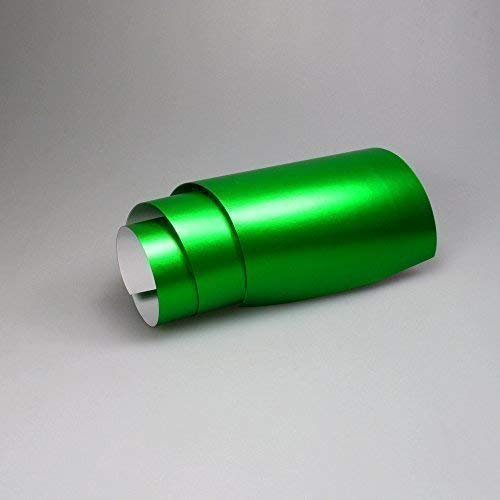 TipTopCarbon 16,45€/m² Chrom Autofolie Matt Ice Grün 18m x 1,52m Auto Folie BLASENFREI mit Luftkanälen 3D Flex